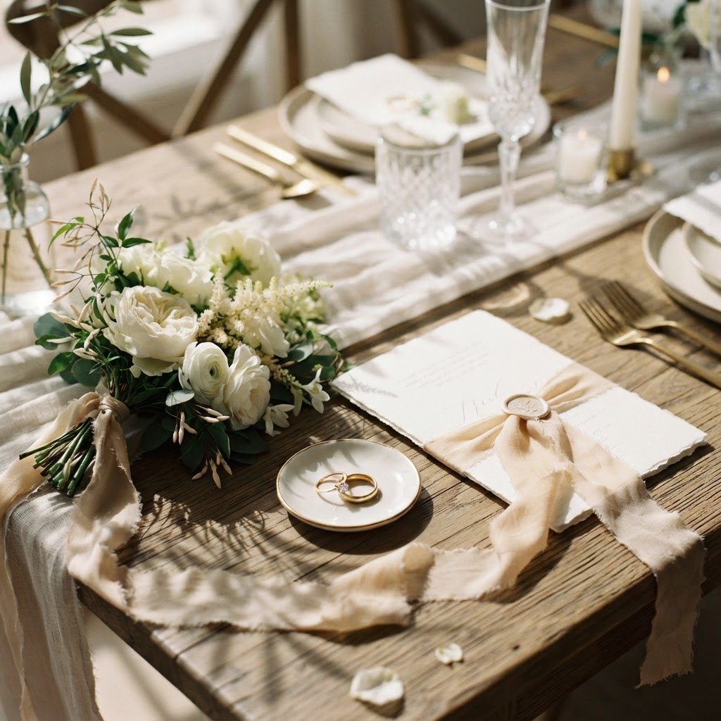 Wedding table details